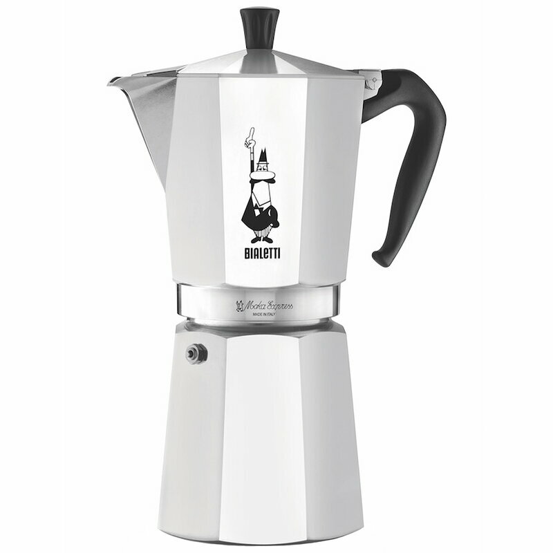 Bialetti Kitty 4 Cup Stainless Steel Stovetop Espresso Coffee Maker