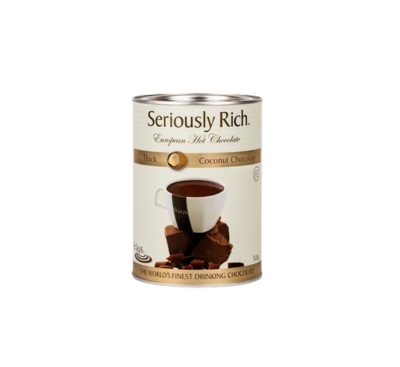 Seriously Rich European Hot Chocolate Coconut 500g